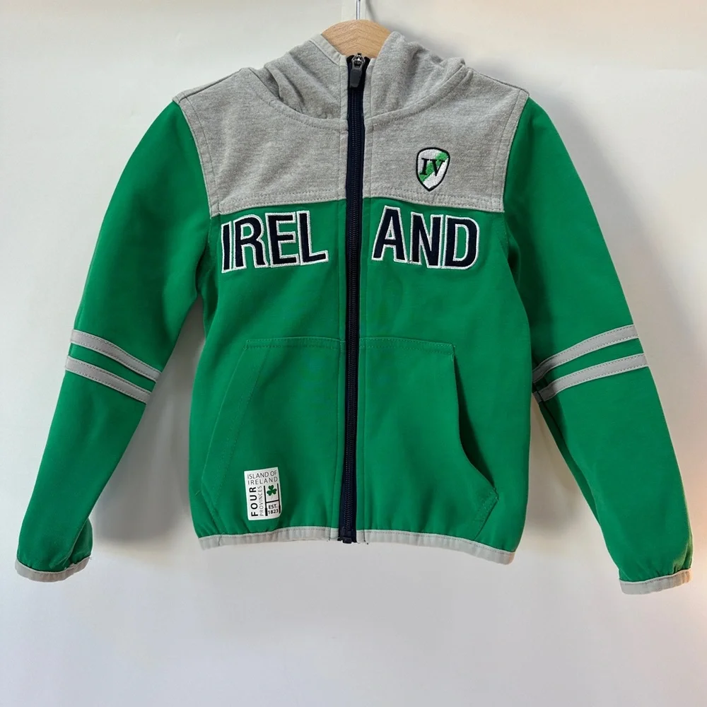The Lansdowne Collection IRELAND Toddler 3‎ / 4 Hoodie Sweatshirt Light Jacket